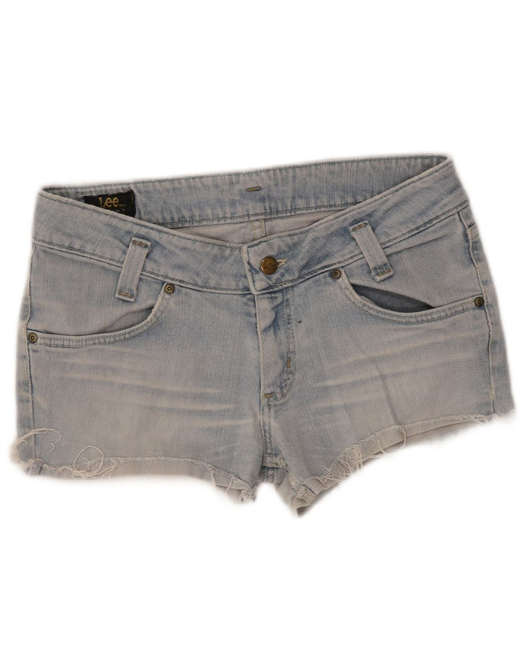 Damskie spodenki jeansowe Lee W32, duże, niebieskie