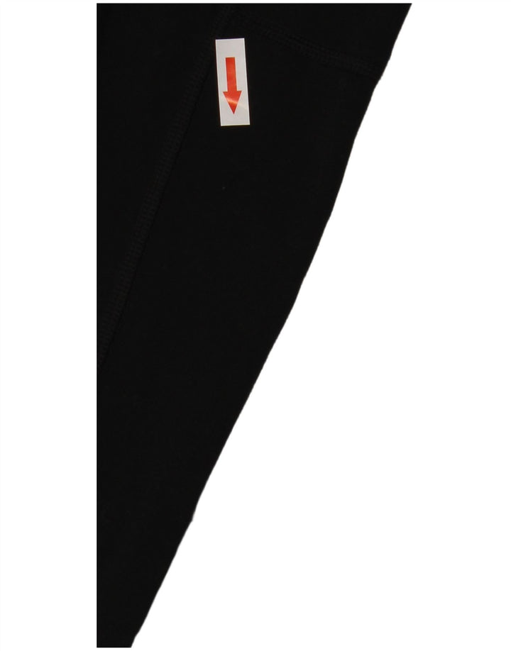 Męski dres Nike Dri Fit z zamkiem błyskawicznym na szyi, średni czarny poliester