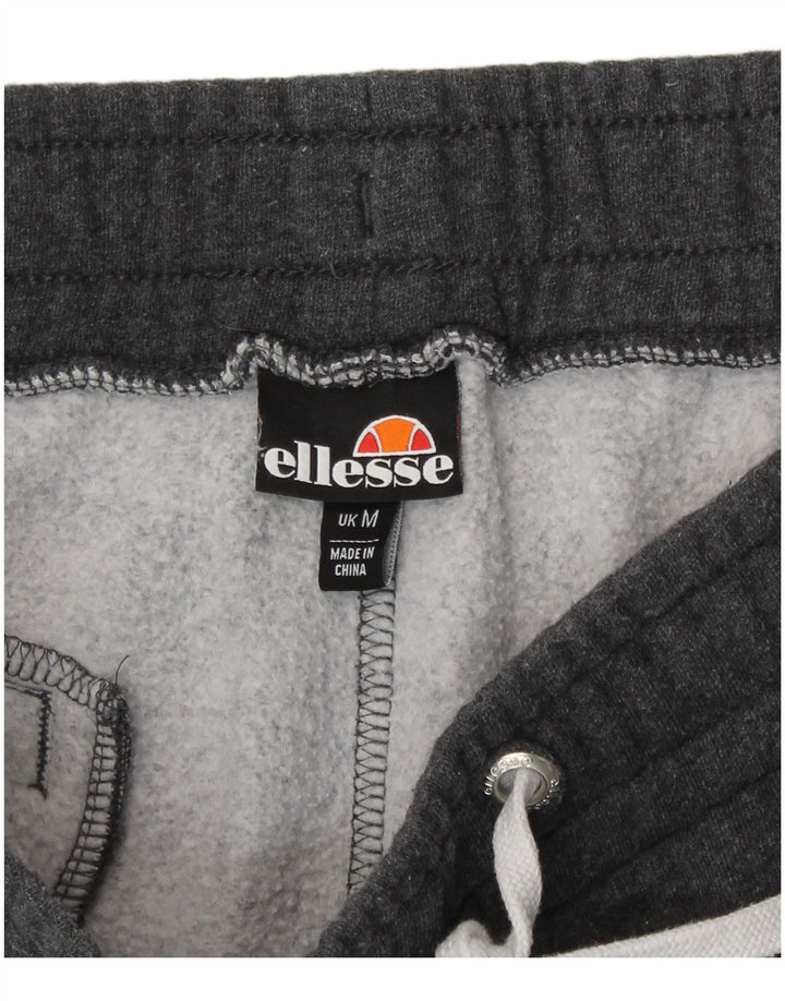 Męskie spodenki sportowe Ellesse z grafiką, średnioszare, bawełniane