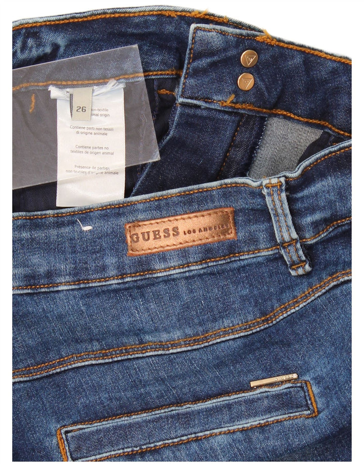 Jeansy damskie Guess Jade Bootcut W26 L31 Niebieskie