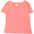 T-shirt damski Benetton Top UK 14 Średni różowy bawełniany