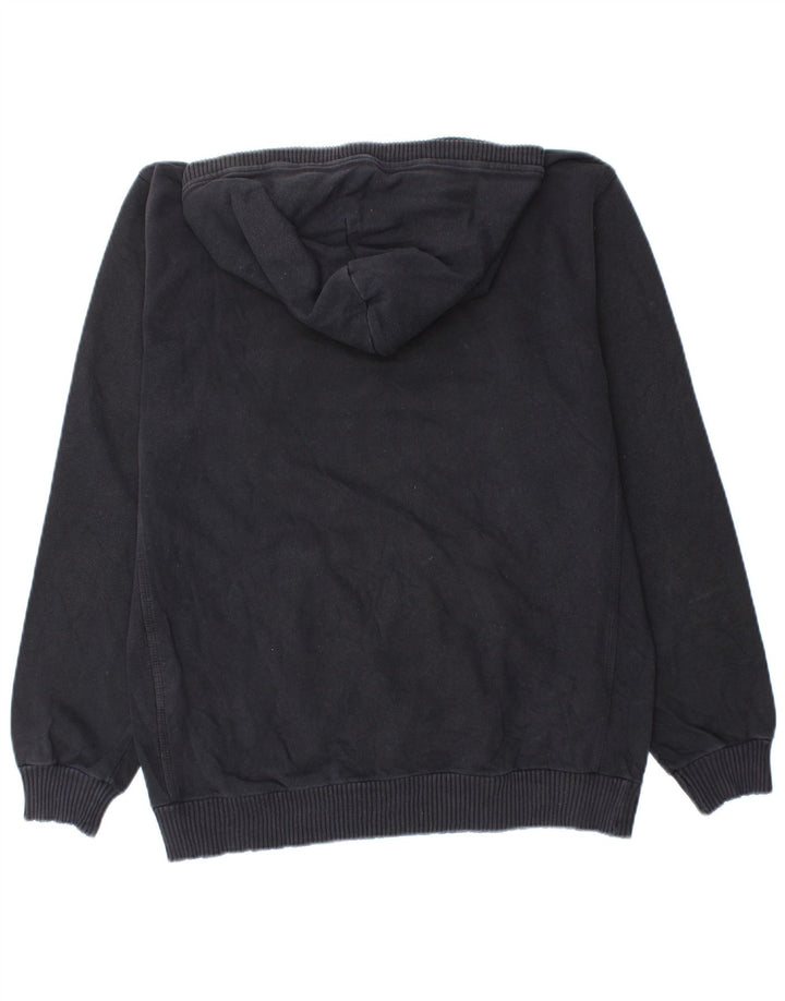 Męski sweter z kapturem i grafiką CHAMPION, duży, czarny, bawełniany