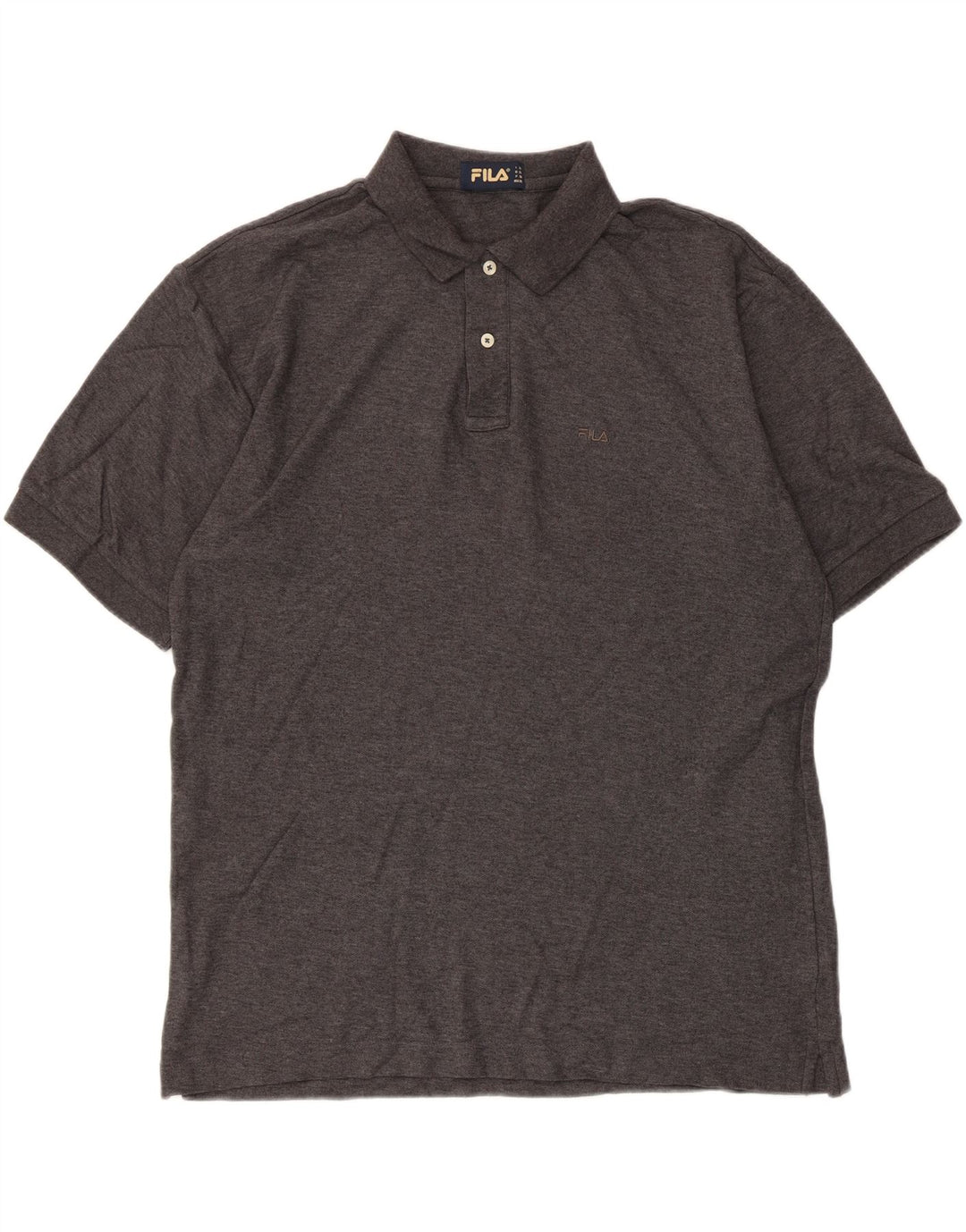 Męska koszulka polo Fila XL, szara, bawełniana w plamki