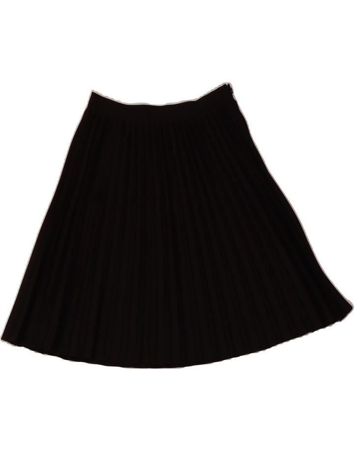 ESPRIT Womens Pleated Skirt UK 6 XS W24 Black Polyester Vintage Esprit and Second-Hand Esprit from Messina Hembry 