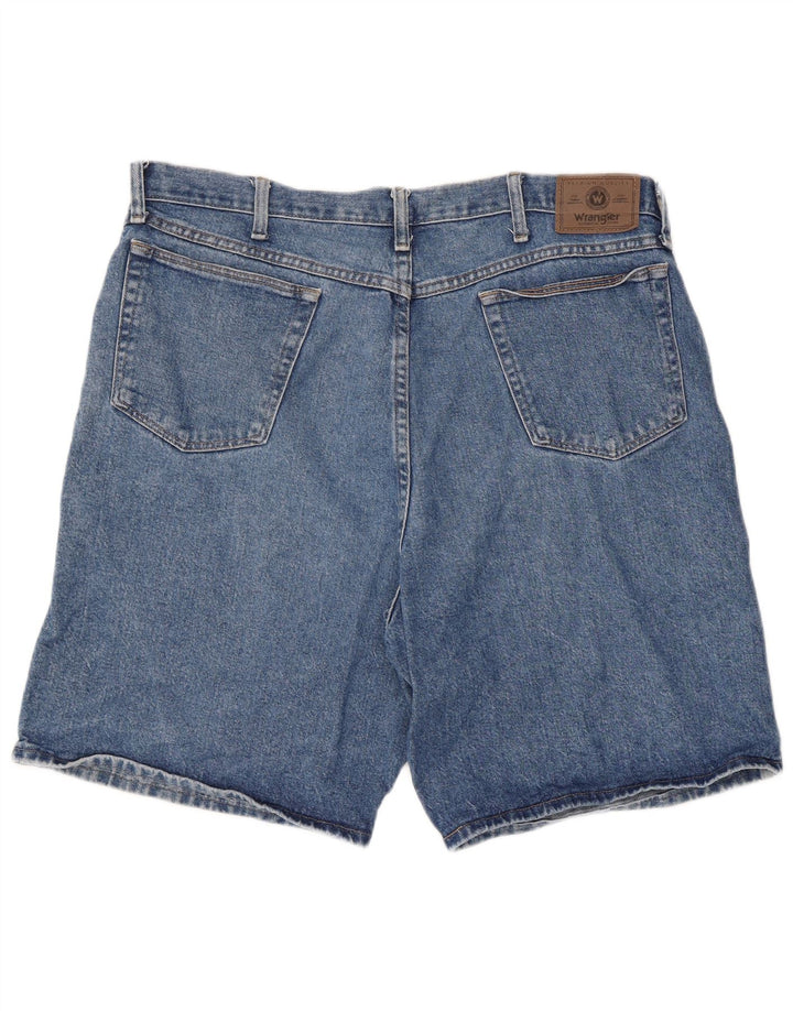 Męskie spodenki jeansowe WRANGLER W38 XL, niebieskie, bawełniane