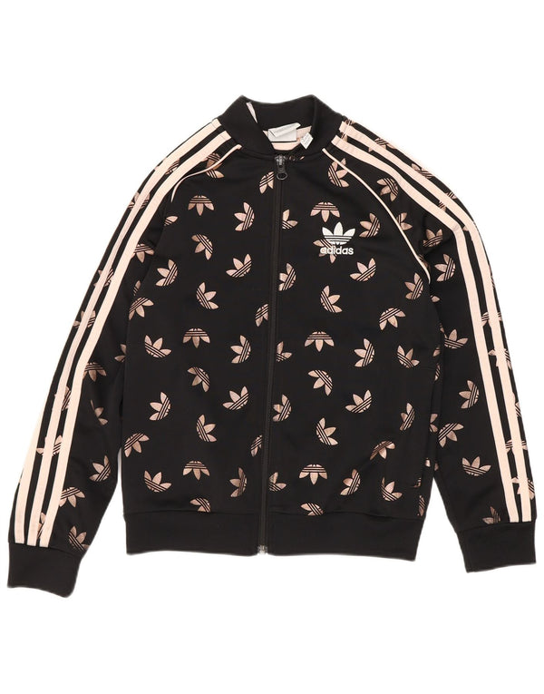 Chłopięca bluza dresowa Adidas z grafiką, 9-10 lat, czarna, poliestrowa, sportowa