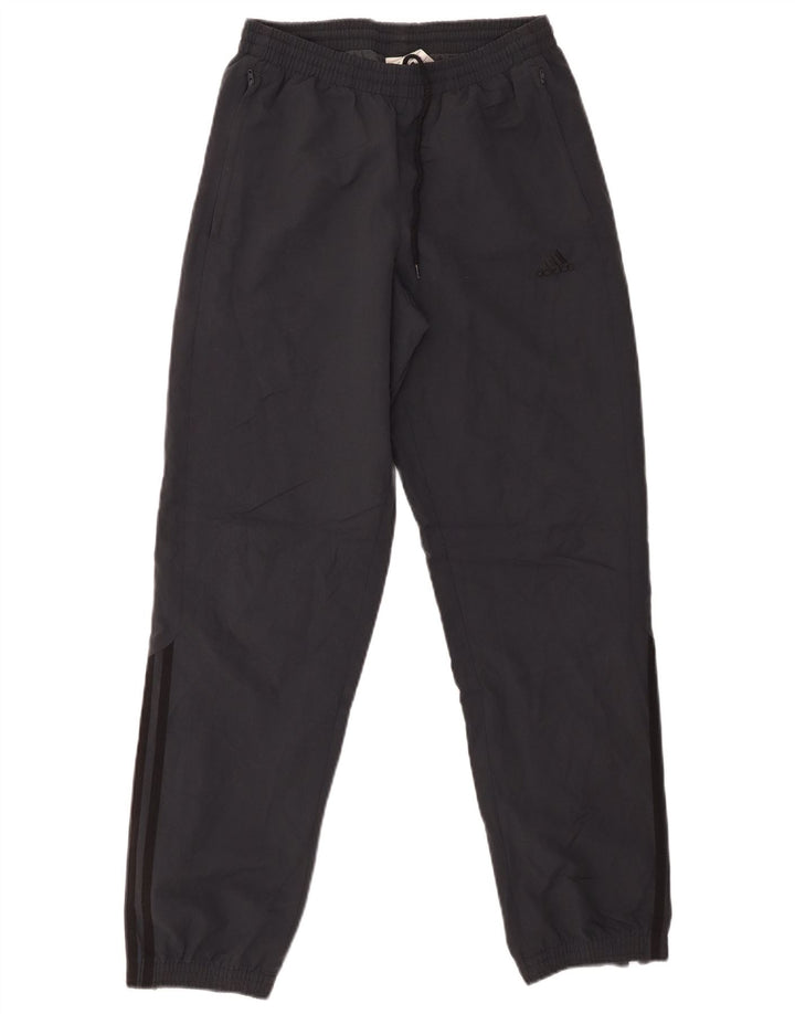ADIDAS Mens Tracksuit Trousers Joggers Small  Grey Polyester
