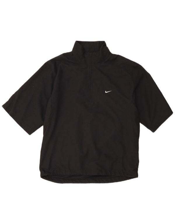 Męska bluza dresowa z krótkim rękawem Nike UK 39/41 Średnia czarna