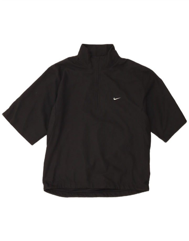 Męska bluza dresowa z krótkim rękawem Nike UK 39/41 Średnia czarna