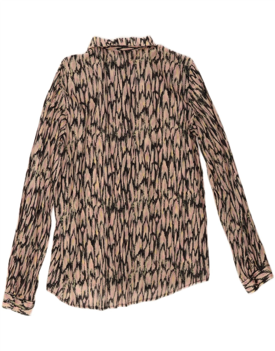 Damska bluzka koszulowa Scotch & Soda w abstrakcyjny wzór, UK 14, średni róż