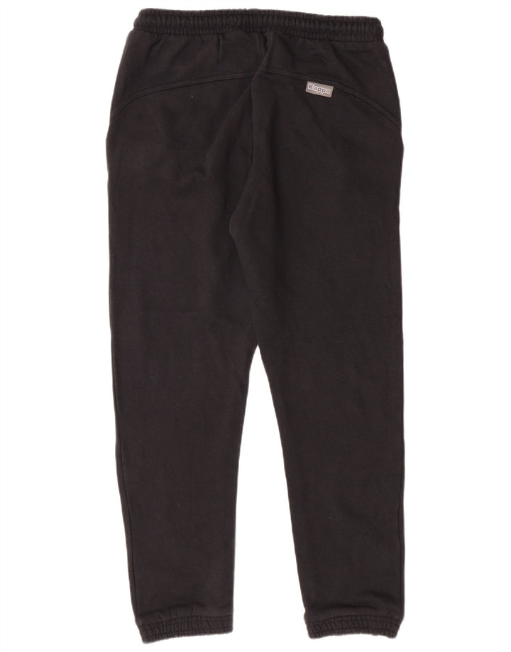 KAPPA Mens Tracksuit Trousers Joggers Medium  Black Cotton