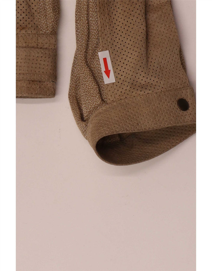 Męska kurtka bomberka Breco IT 50 Large Brown Linen