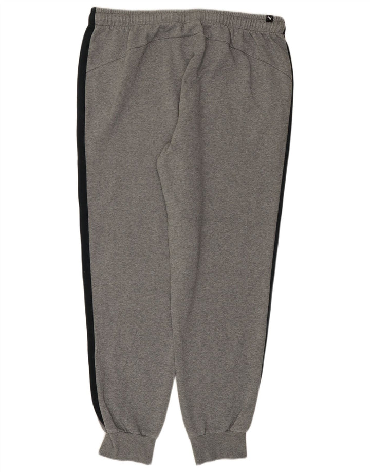 Męskie spodnie dresowe Puma Joggery 2XL Szary poliester z blokami kolorów