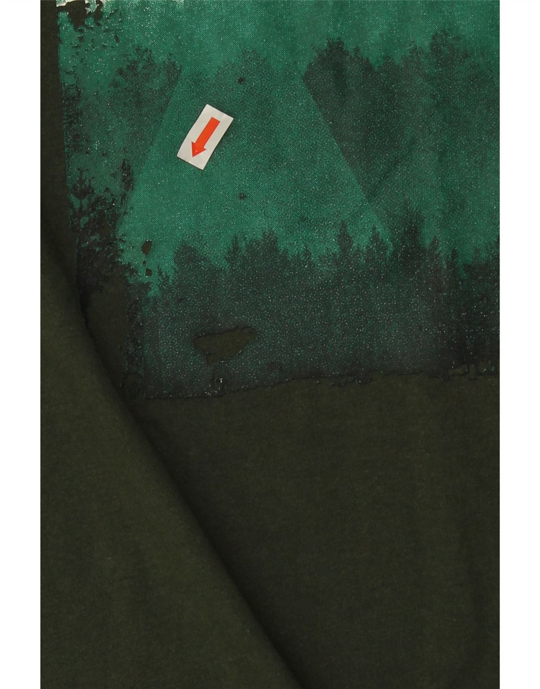 Męski T-shirt z grafiką MOUNTAIN WAREHOUSE, duży, zielony, bawełniany