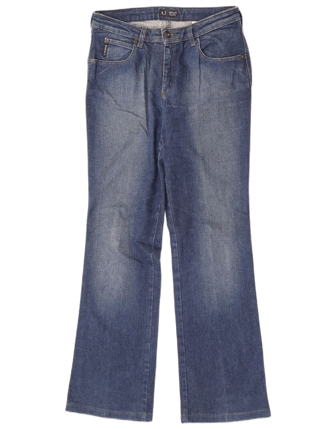 Damskie jeansy Bootcut Armani W31 L31 Niebieskie bawełniane