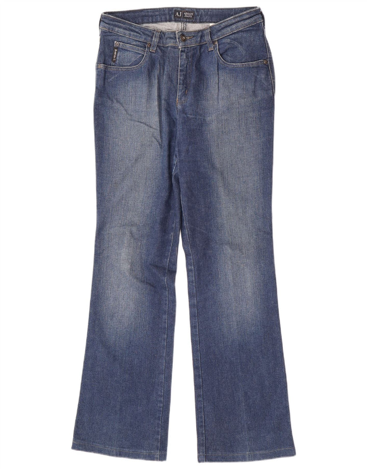 Damskie jeansy Bootcut Armani W31 L31 Niebieskie bawełniane