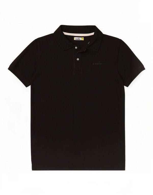 Męska koszulka polo Diadora 2XL, czarna bawełna