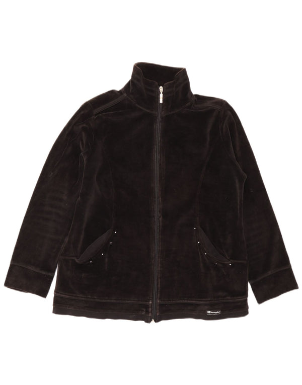 Kurtka damska Champion Comfort Fit Velvet dresowa UK 14, średnia szarość
