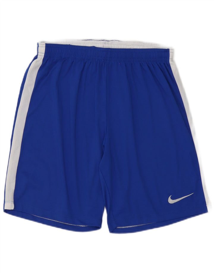 Męskie spodenki sportowe Nike Dri Fit, poliestrowe, w kolorze średnioniebieskim