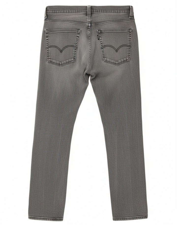 Męskie jeansy Levi's 511 Slim W32 L32 Szara bawełna