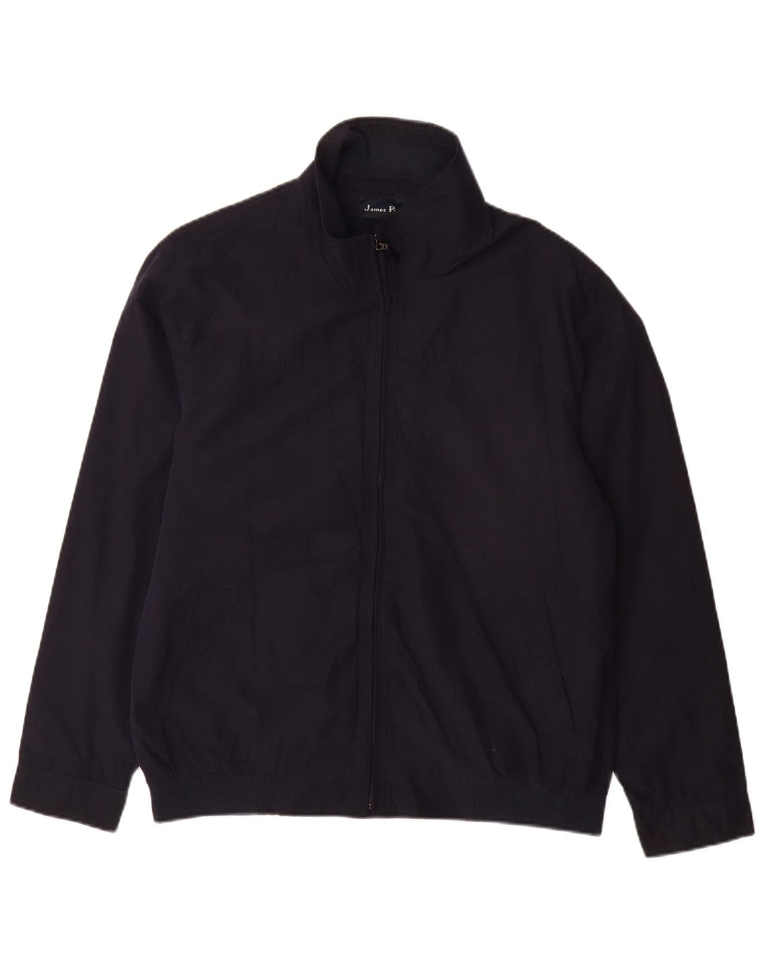 Męska kurtka bomberka JAMES PRINGLE UK 38, średni granatowy poliester