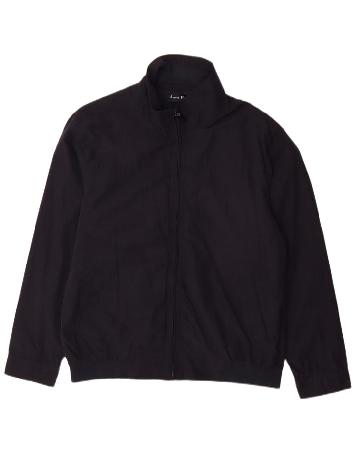 Męska kurtka bomberka JAMES PRINGLE UK 38, średni granatowy poliester