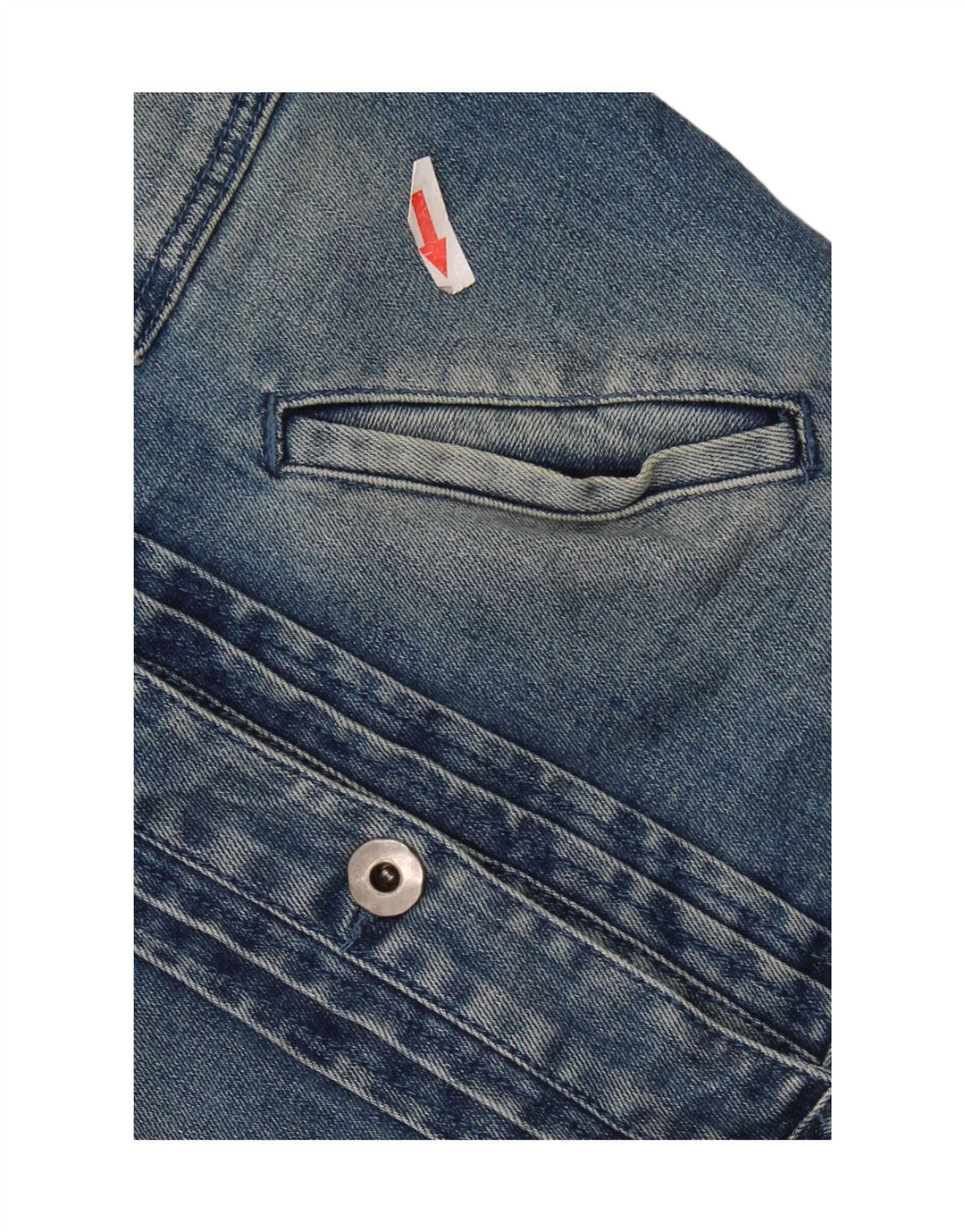 Vintage damska krótka kurtka dżinsowa IT 40 Small Blue Cotton