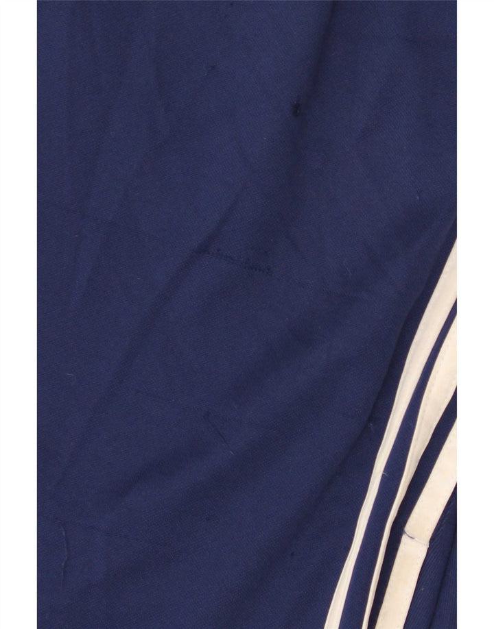 Męskie spodnie dresowe Adidas Climacool, duże, granatowe, z blokami kolorów