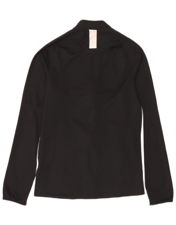 Adidas Męska bluza dresowa Dri Fit, mała czarna, poliestrowa z blokami kolorów