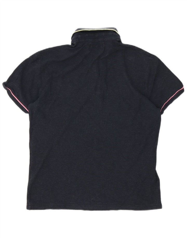Męska koszulka polo Penguin, mała, szara, bawełniana