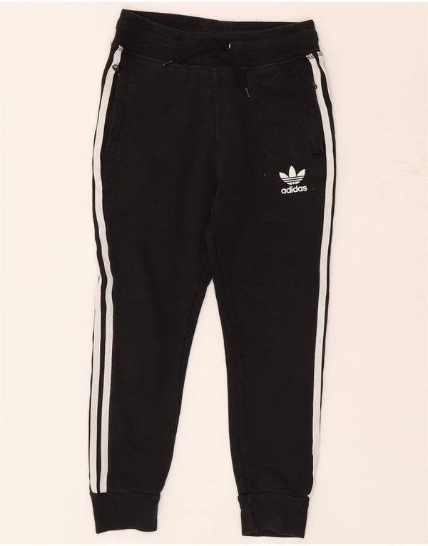Adidas Chłopięce Spodnie Dresowe Joggery 7-8 Lat Czarna Bawełna