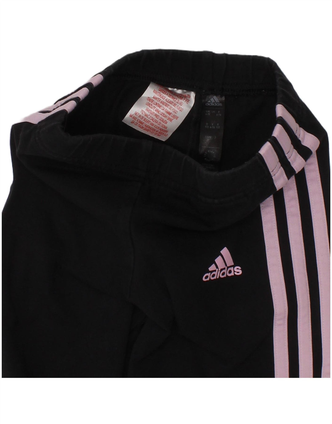 Legginsy Adidas Dziewczęce 6-7 Lat Czarne Bawełniane