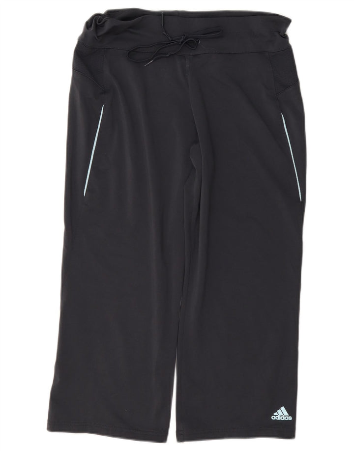 Damskie spodnie dresowe Adidas Capri UK 14 Medium Grey