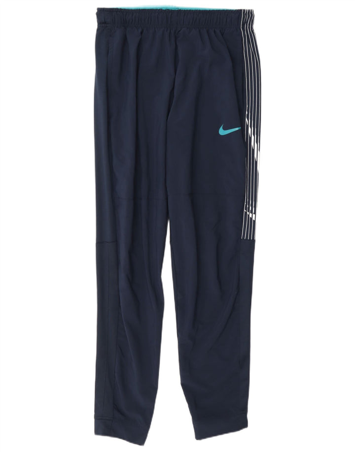 Męskie spodnie dresowe Nike Graphic Joggers, średni granatowy poliester