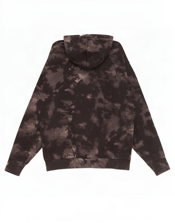 Damski sweter z kapturem Hollister UK 16 Large Black Tie Dye