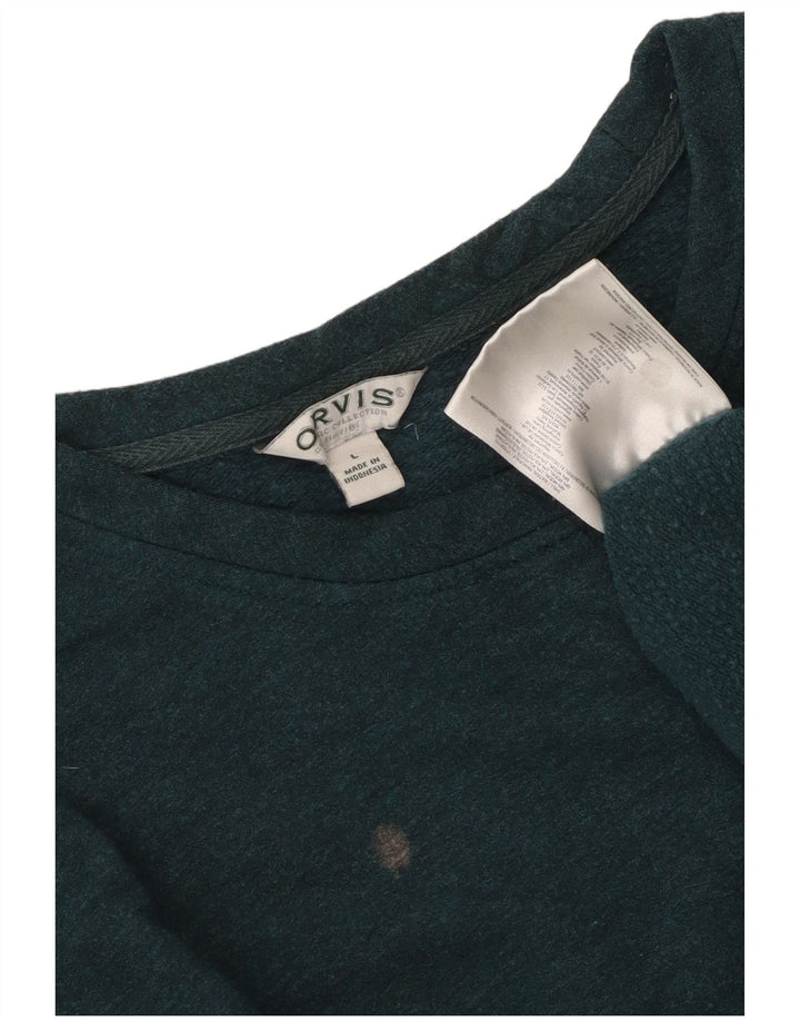 Bluza męska Orvis, duża, zielona, modal