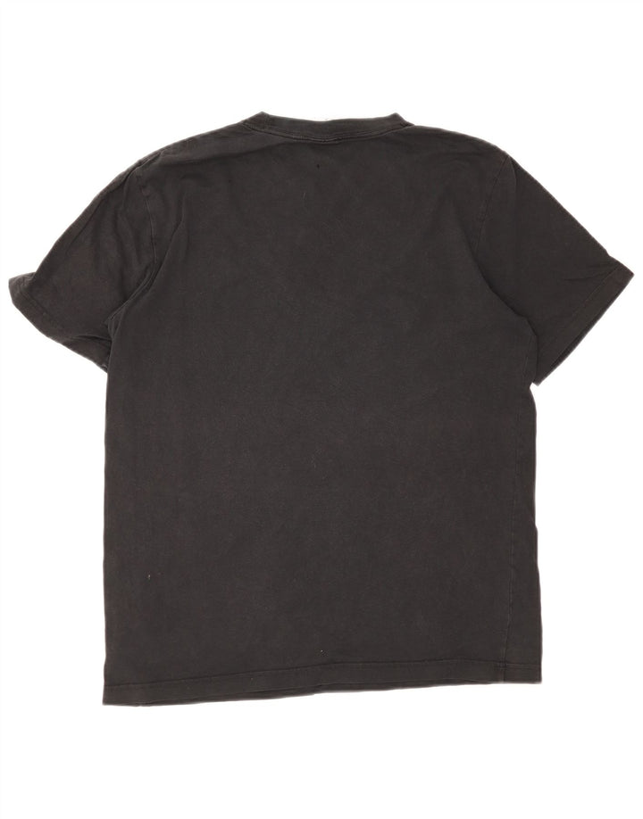 Męski T-shirt z grafiką Nike, średni czarny, bawełniany