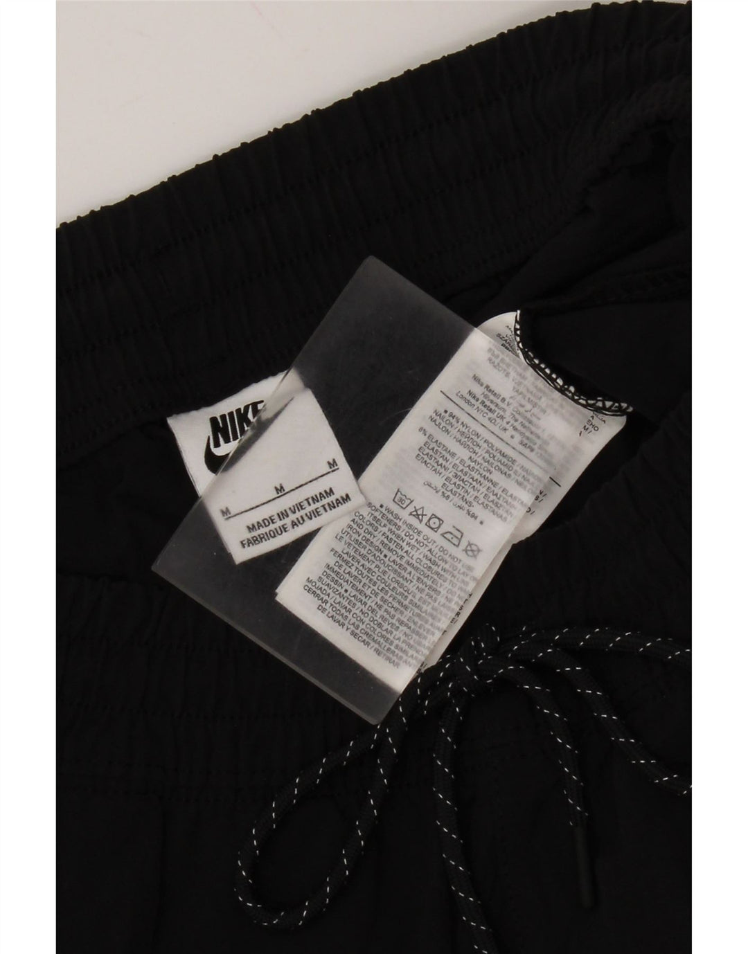 Męskie spodnie dresowe Nike Air Max Cargo Joggers, średnie czarne sportowe