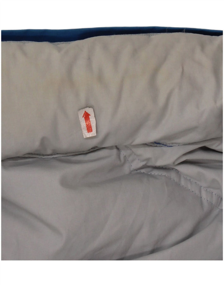 Dwustronna ocieplana kurtka męska Diadora z kapturem UK 40, duża, niebieska, poliester