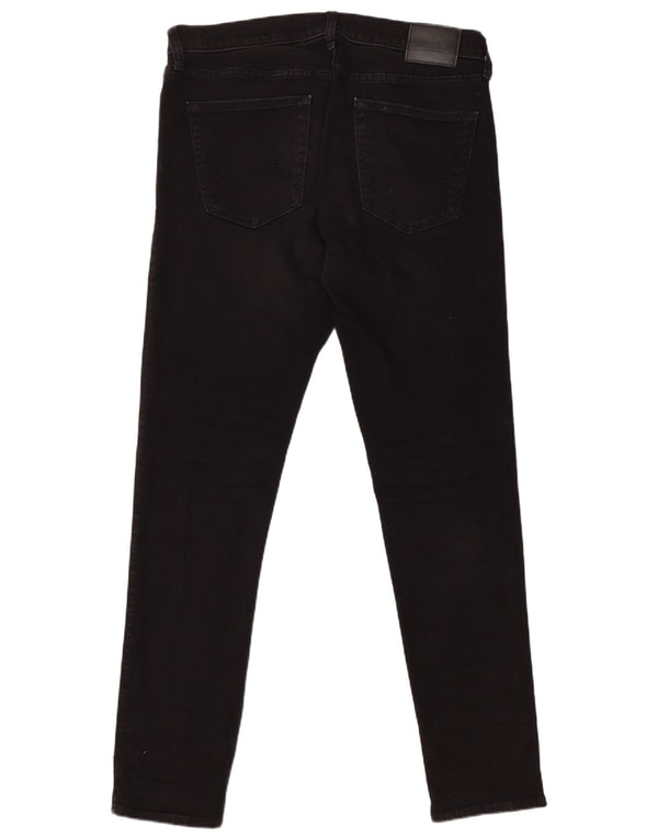 Męskie jeansy obcisłe Hollister W34 L34, czarne, bawełniane