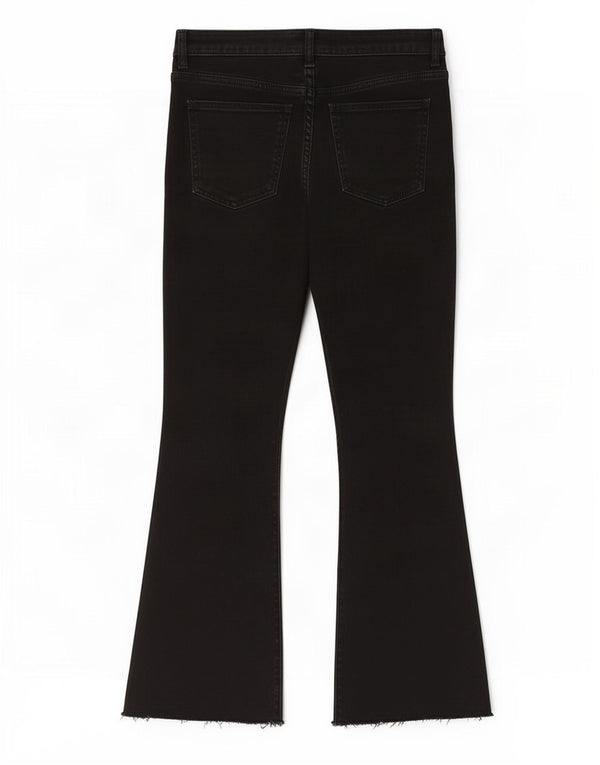 Damskie jeansy Bootcut Zara EU 38 Small W28 L26 Czarna bawełna