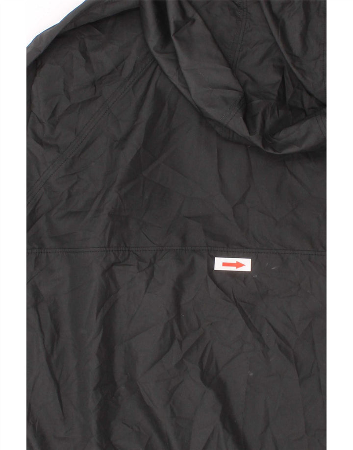 Chłopięca kurtka przeciwdeszczowa Under Armour Anorak z kapturem, 7-8 lat, mała, czarna, z poliestru