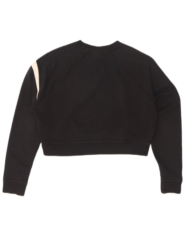 Damska bluza dresowa Nike Oversized Crop Graphic UK 6 XS w kolorze czarnym