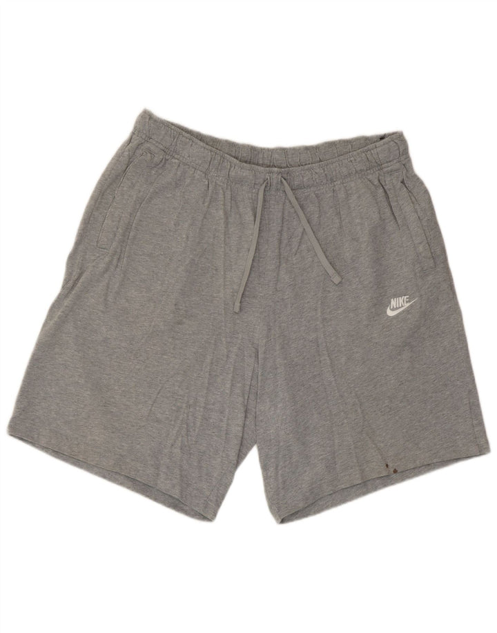 Męskie spodenki sportowe Nike XL, szare, bawełniane