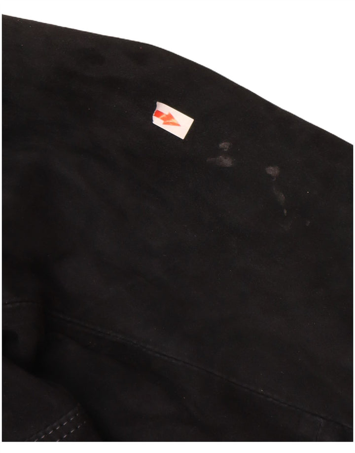 Damska zamszowa kurtka bomber Jeckerson UK 18 XL granatowa