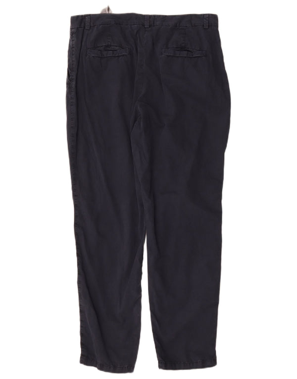 Spodnie damskie Marks & Spencer Regular Chino UK 14 Large W34 L28 Granatowe