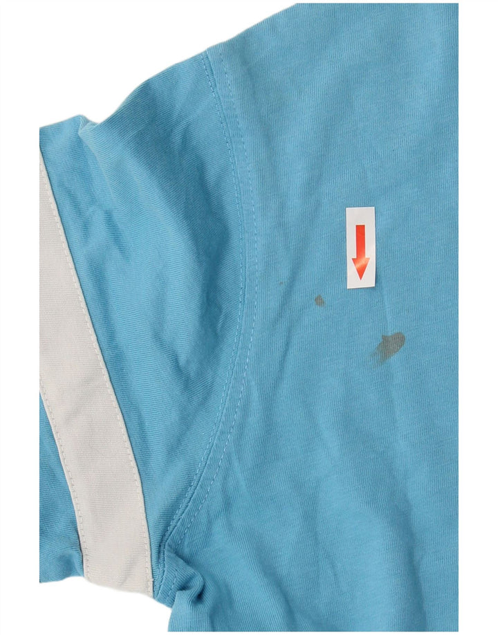 Chłopięcy T-shirt z grafiką Ellesse, 13-14 lat, niebieska bawełna