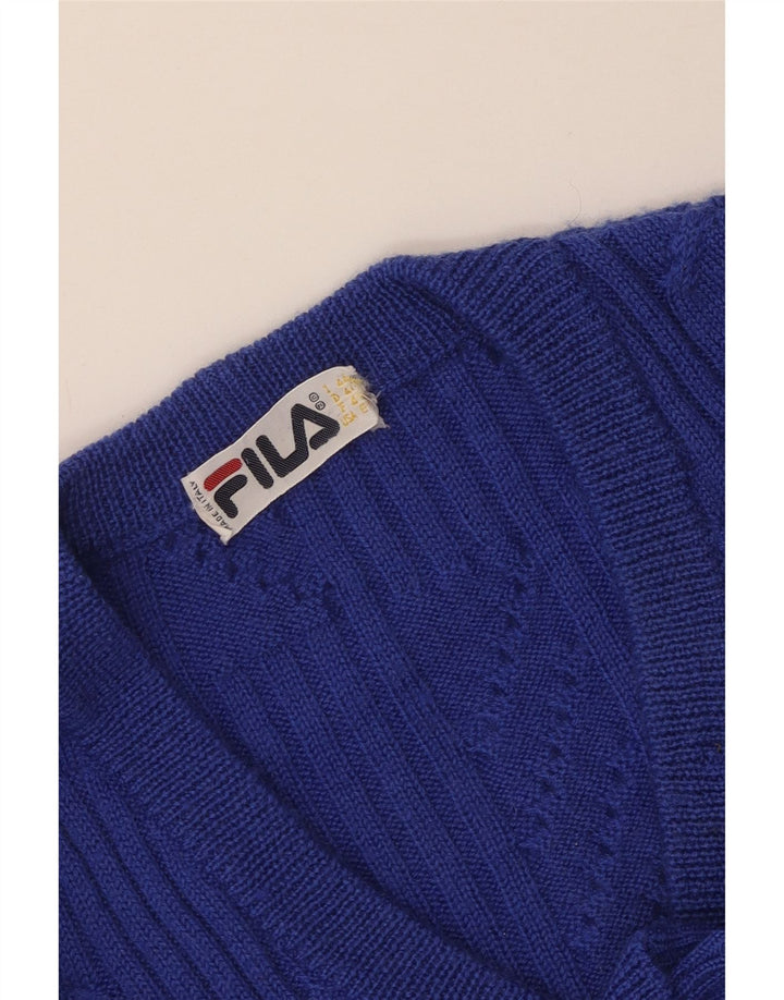 Sweter damski Fila Cardigan IT 44 średni niebieski