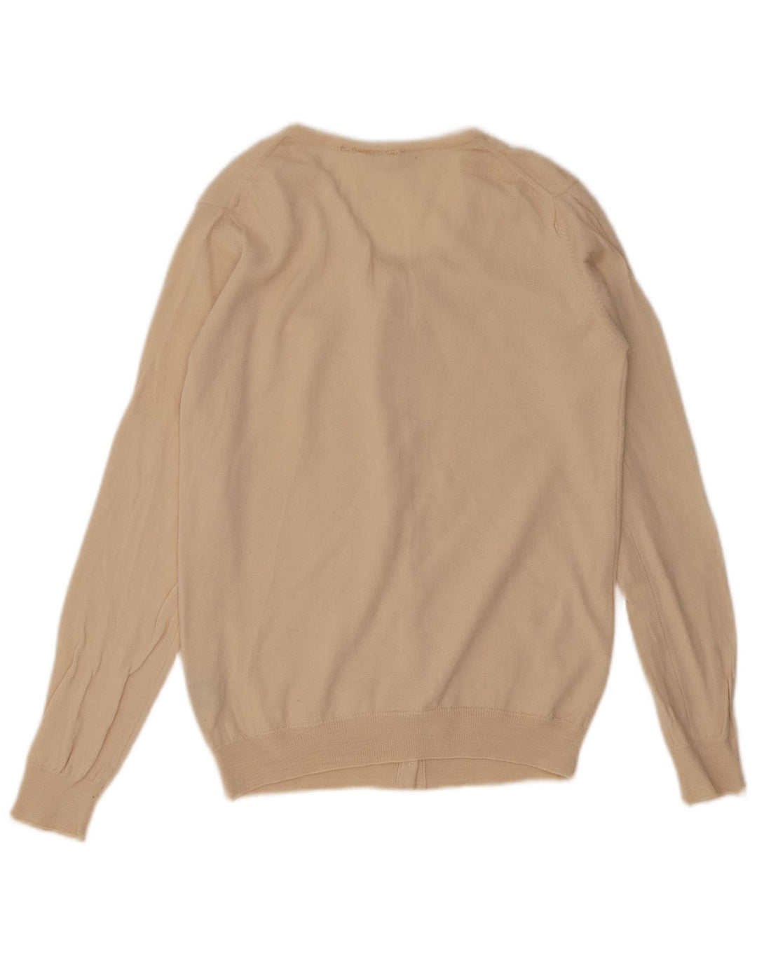 Lacoste Damski sweter rozpinany, rozmiar 42, duży, beżowy, nowa wełna