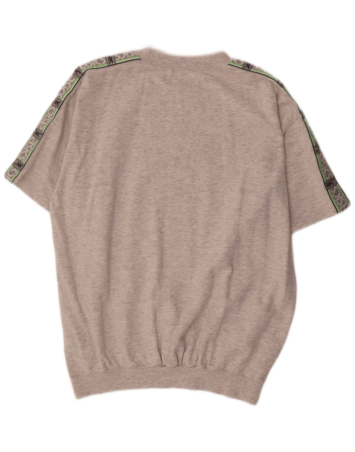 Męski T-shirt z grafiką ASICS XL, szary